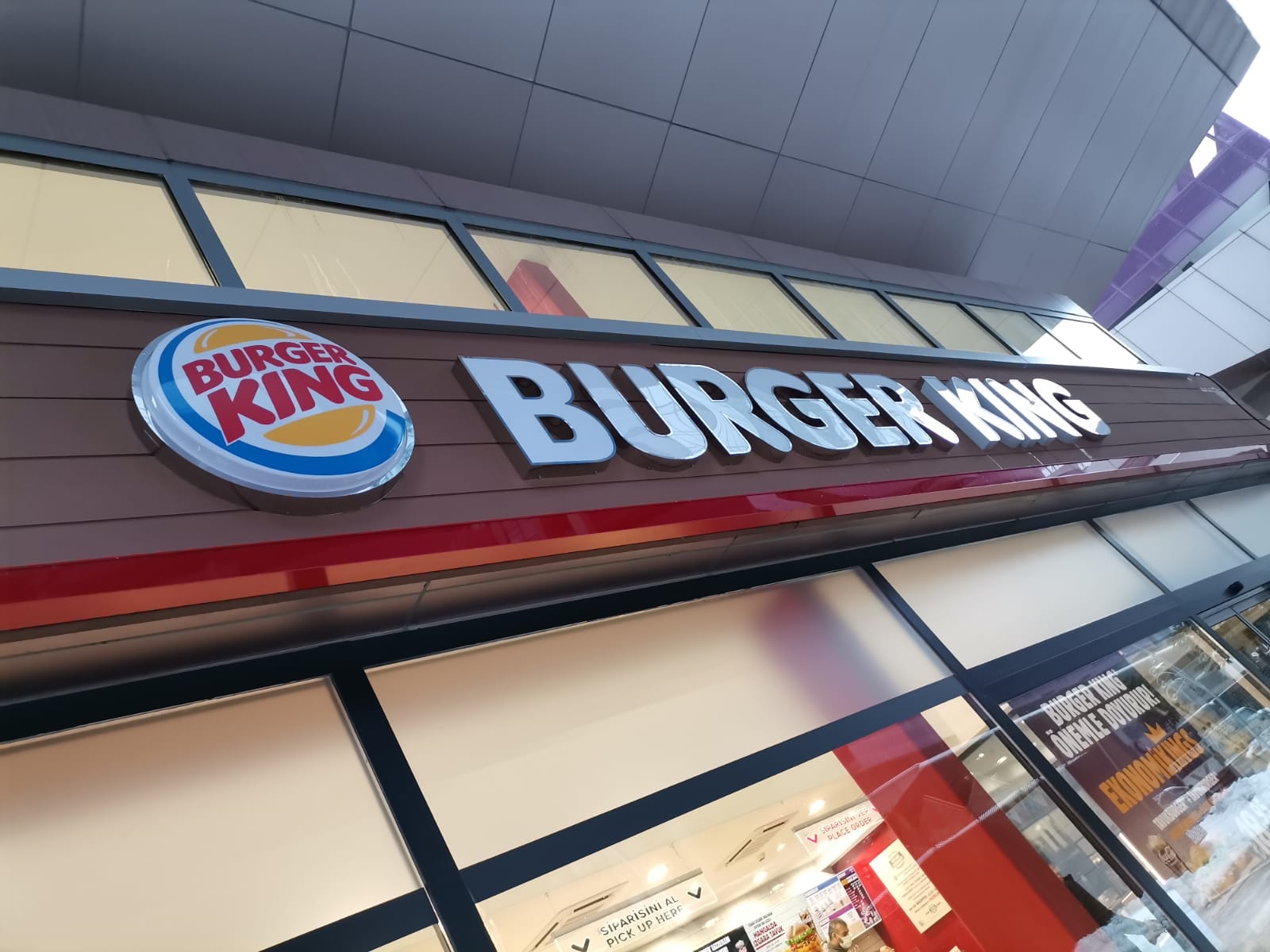 Burger King Maslak Şube Tabelası