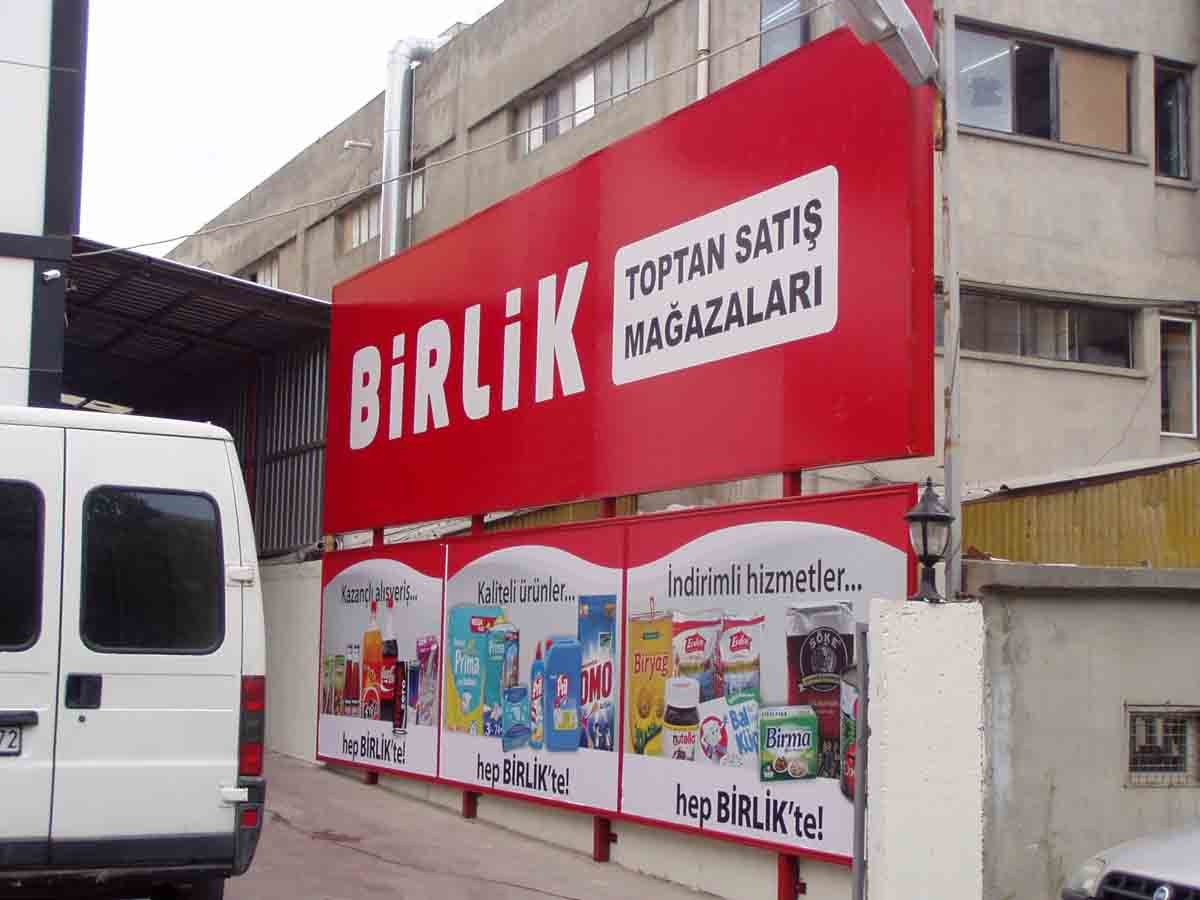 Bilboard ışıklı vinil tabela tabelası görselleri fiyatları