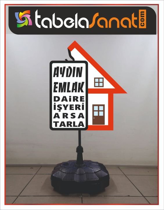 Emlakçı Reklam Tabela