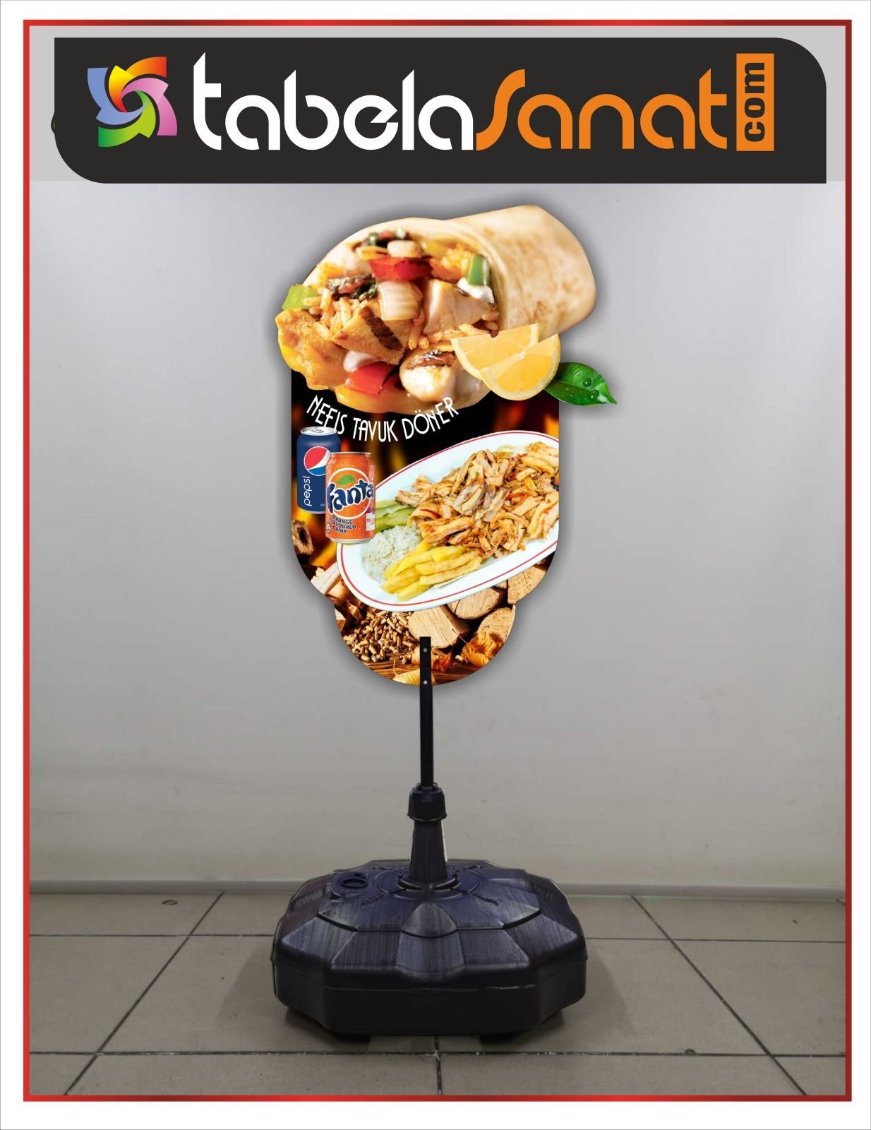 Tavuk Dönerci Tabelası
