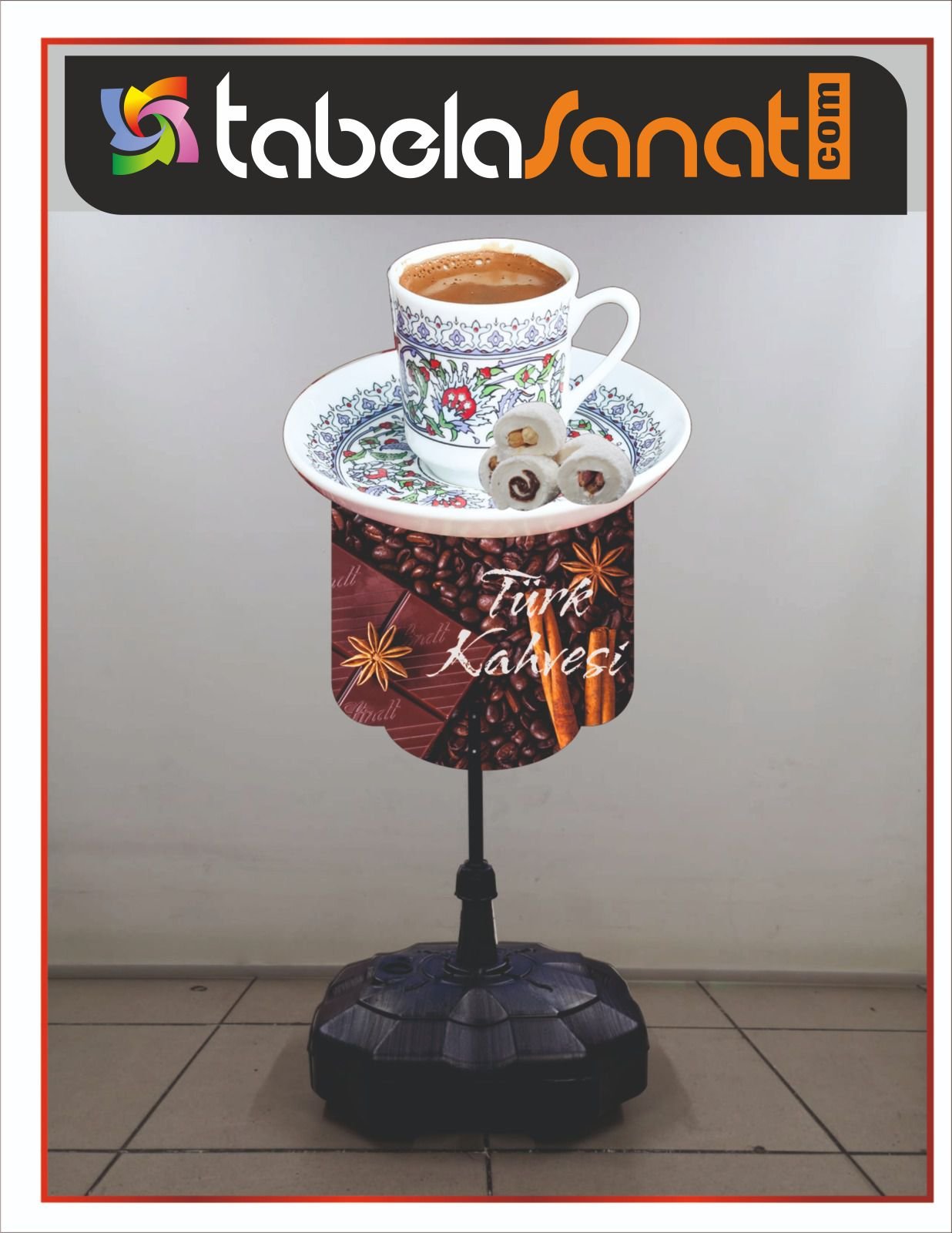 Türk Kahvesi Reklam Tabelası