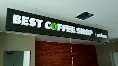 best cafe pleksi kutu harf ışıklı tabela