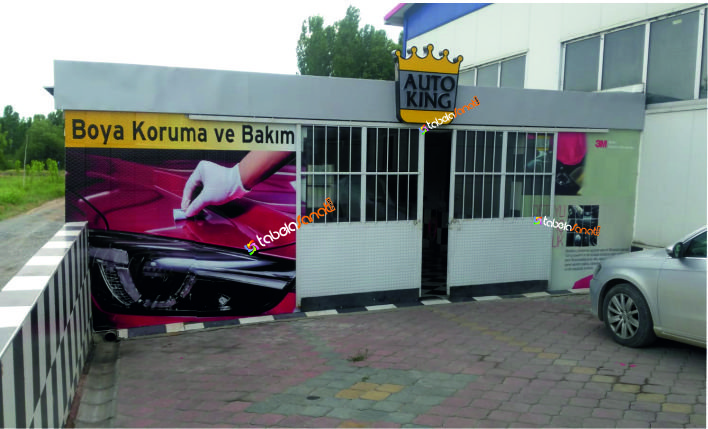 boya koruma bakım tabela tabelası led ışıklı