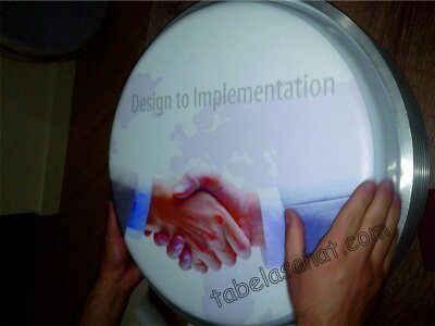 Hazır Elips Daire Işıklı Tabela Tabelalar