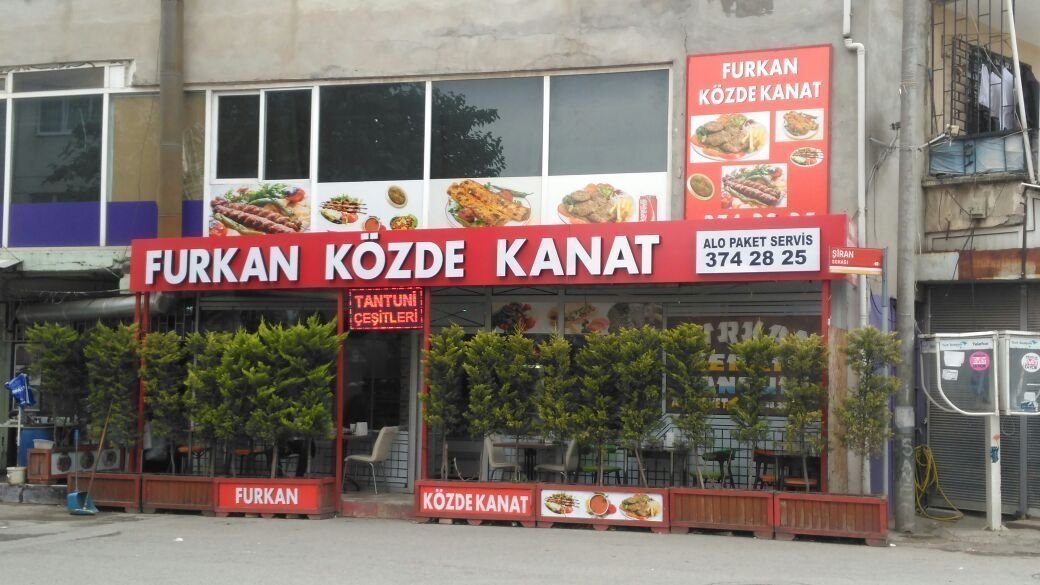 kebapcı kutu harf ışıklı tabela tabelası