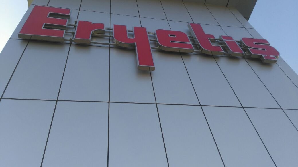 krom paslanmaz kutu harf ışıklı tabela