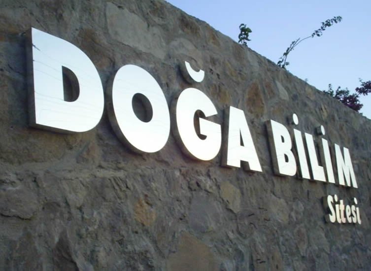 krom paslanmaz kutu harf tabela