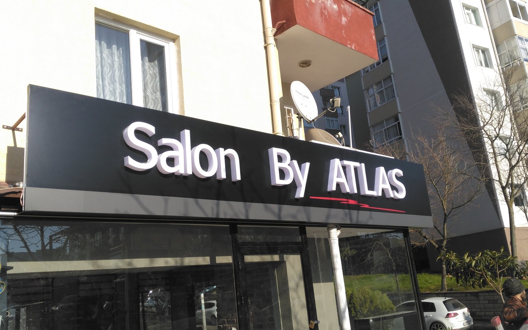 kuaför pleksi kutu harf ışıklı tabela