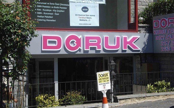 kuru temizleme ışıklı kutu harf tabela tabelası