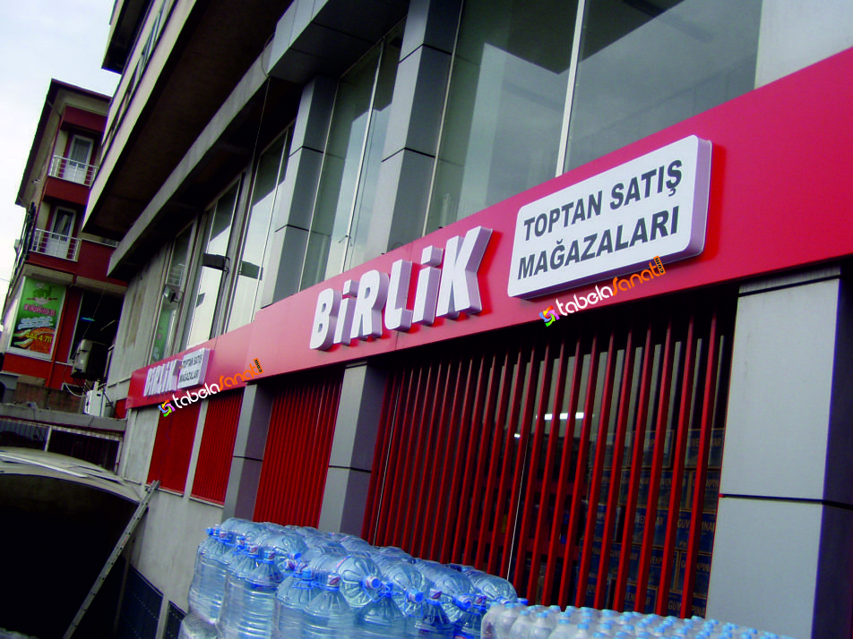 market toptan kutu harf led ışıklı tabela