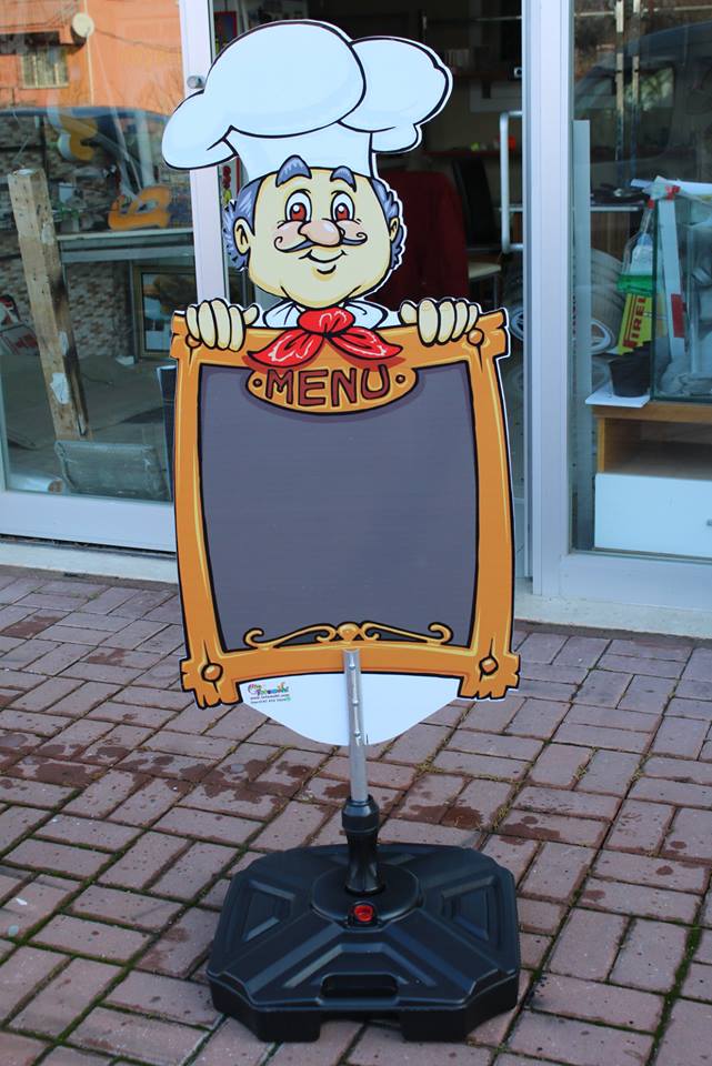 Menü Reklam Tabelası  Dubaları