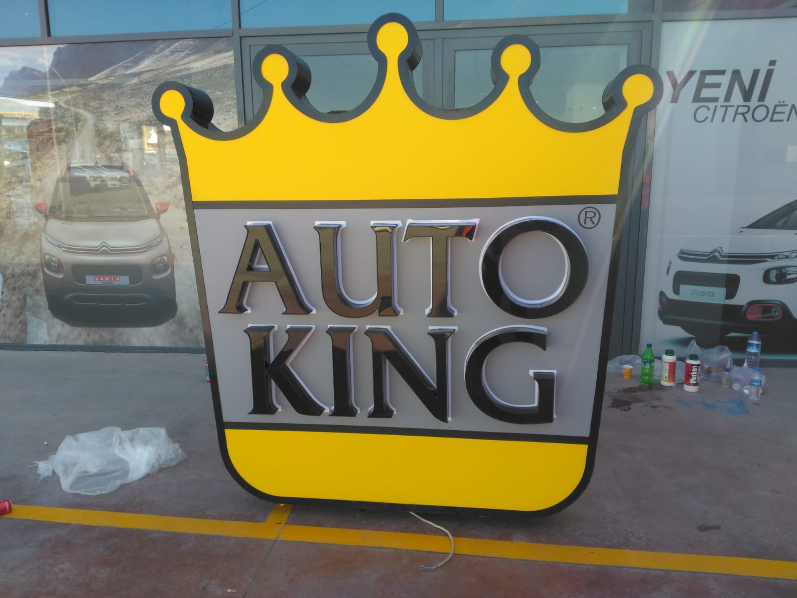 pleksi kutu harf led ışıklı tabela