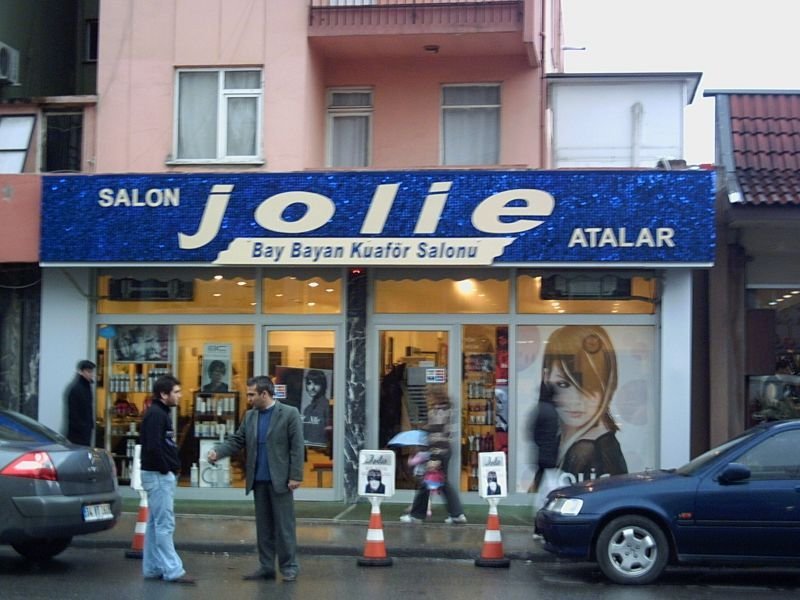 pullu tabela salon jolie bay bayan kuaför tabelası