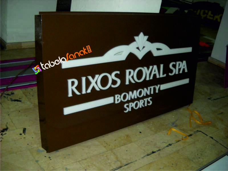 rixos otel spa ışıklı tabelası