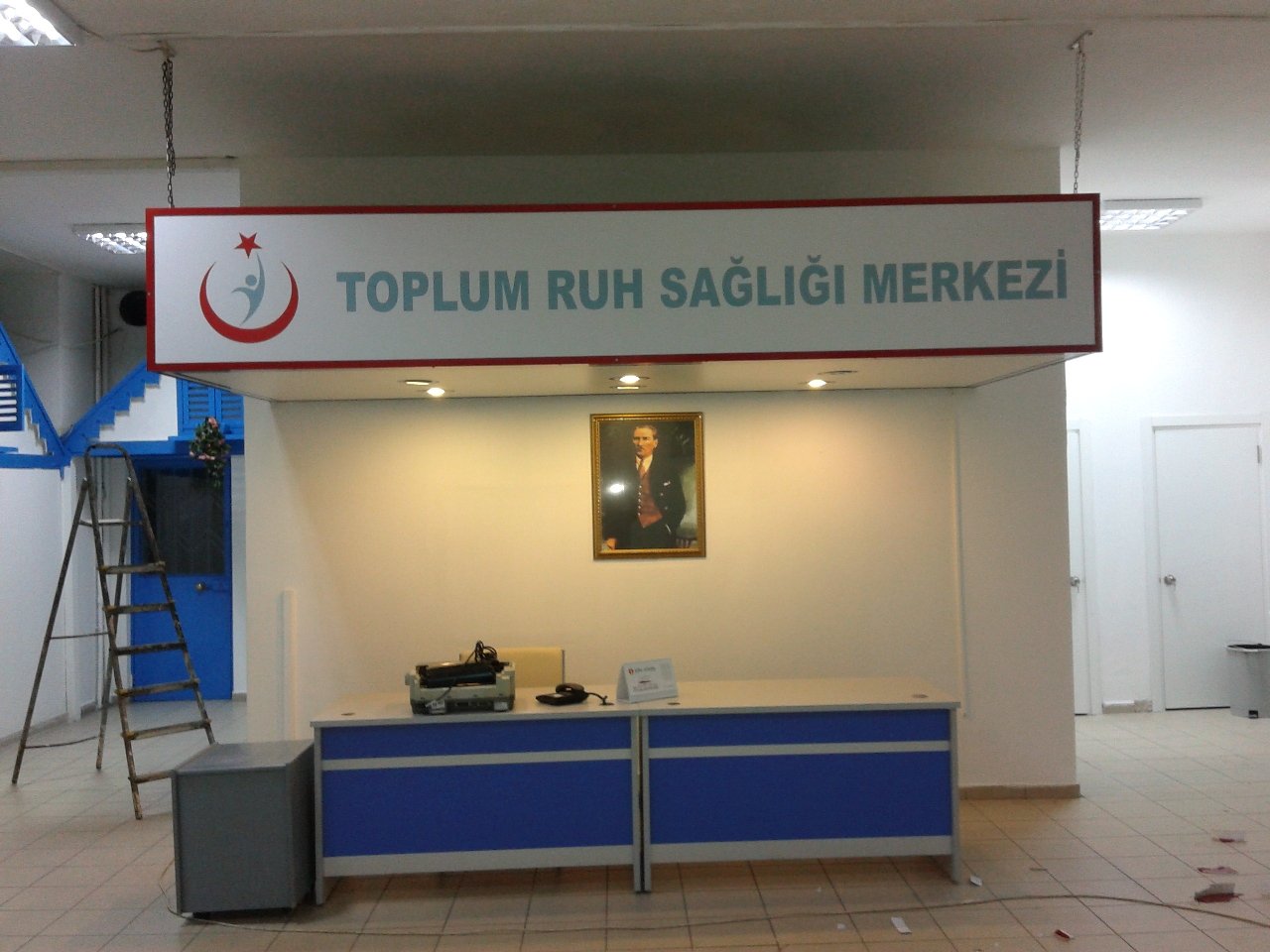 vinil germe ışıksız tabela
