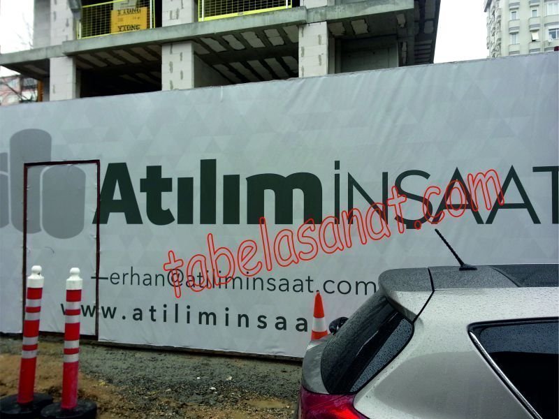 vinil parapet tabelası