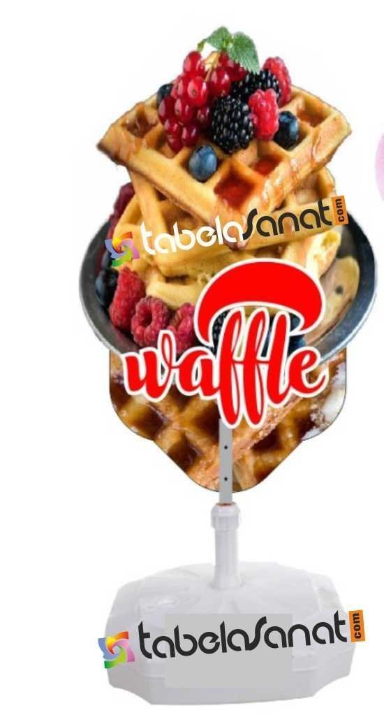 Waffle Reklam Tabela Plastik Duba