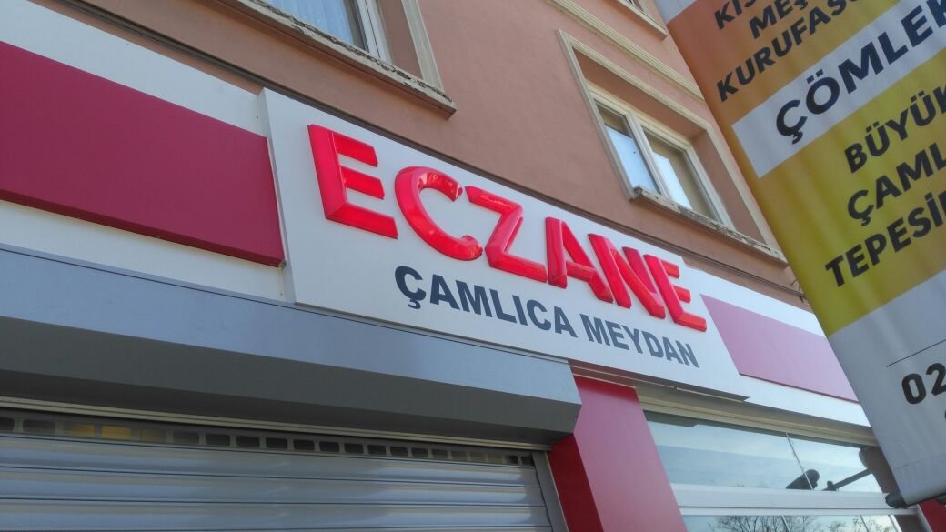 Yeni Işıklı Eczane Tabelası
