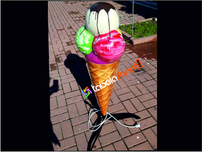 Işıklı Led Dondurma Tabelası